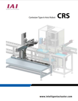 IAI CRS CATALOG CRS SERIES: CARTESIAN TYPE 6-AXIS ROBOT